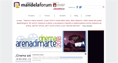 Desktop Screenshot of mandelaforum.it